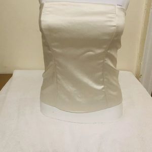 Bustier Crop Top Nicole Miller Collection Silk